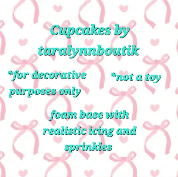 2 x artificial cupcakes - Picture 4 of 4